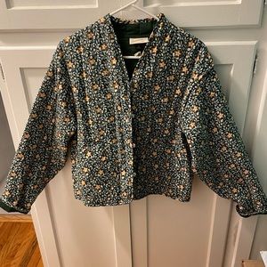 Green Floral Jacket- Universal Threads (Brand New)
